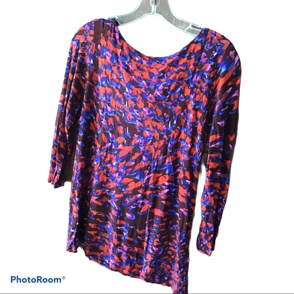 🌈3/25$Common Thread Multicolor Blouse - Picture 3 of 3